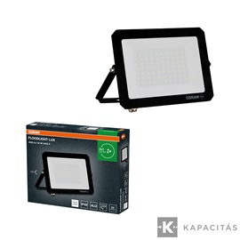 OSRAM LED reflektor LUX 50W 840, 4.500lm, IP65, természetes fehér, fekete
