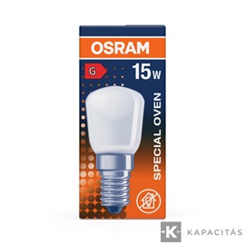 OSRAM SPECIAL Sütőizzó T26/57, 15W, 300°C, E14, matt