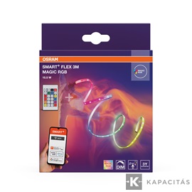 OSRAM Smart+ WIFI FLEX MAGIC színes (RGB) LED szalag 3m, 15.5W, IP20, távirányítóval