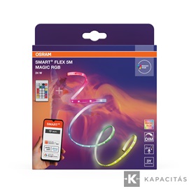 OSRAM Smart+ WIFI FLEX MAGIC színes (RGB) LED szalag 5m, 24W, IP20, távirányítóval