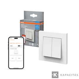 OSRAM Smart+ WIFI Fali kapcsoló távvezérlő 2 csatorna, IP20, mágneses, hordozható, fehér