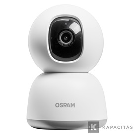 OSRAM Smart+ WIFI Kamera 360 beltéri IP20, forgatható, 4MP, 2K QHD, USB-C, fehér