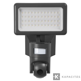 OSRAM Smart+ WIFI Kamera és Reflektor, kültéri IP44, HD Live, 2.000lm dimm, 3.000K,  sötétszürke