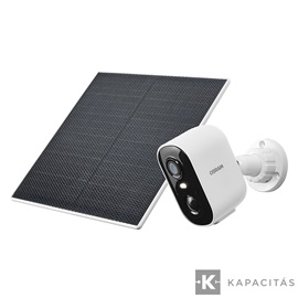 OSRAM Smart+ WIFI Kamera kültéri IP66, rögzített, 4MP, 2K QHD, USB-C | napelem | Li-Ion tölthető, fehér