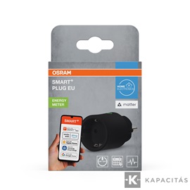 OSRAM Smart+ WIFI MATTER Hálózati dugalj, beltéri IP20, 10A, fekete