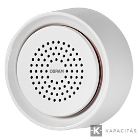 OSRAM Smart+ WIFI Riasztó, beltéri IP20, piros LED jelzőfény, USB-C | 2xCR123A, fehér