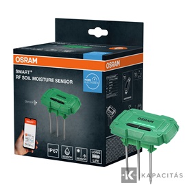 OSRAM Smart+ WIFI Talajnedvesség és hőmérsékletmérő, RF kiegészítő az Öntözésvezérlőhöz, IP67, 3xAAA, zöld