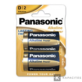Panasonic LR20APB/2BP 1,5V D/góliát tartós alkáli elem 2 db/csomag