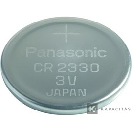 Panasonic CR-2330 3V 265mAh Mangán-dioxid lítium elem