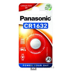 Panasonic CR1632 3V lítium gombelem 1db/csomag