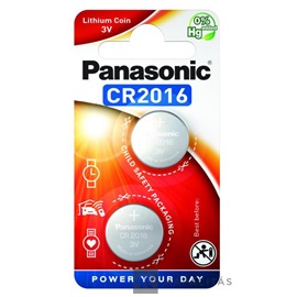 Panasonic CR2016 3V lítium gombelem 2db/csomag