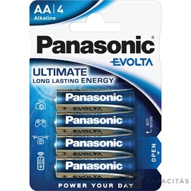 Panasonic EVOLTA LR6EGE/4BP 1,5V AA/ceruza szupertartós alkáli elem 4 db/csomag