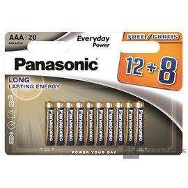 Panasonic LR03EPS/20BW 1,5V AAA/mikro tartós alkáli elem 20 db/csomag