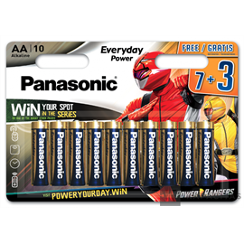 Panasonic LR6EPS/10BW 7+3F PR 1,5V AA/ceruza tartós alkáli elem 10 db/csomag