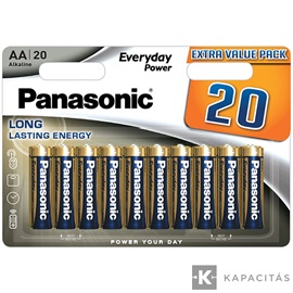 Panasonic LR6EPS/20BW 1,5V AA/ceruza tartós alkáli elem 20 db/csomag