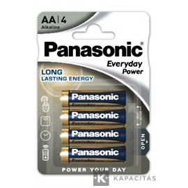 Panasonic LR6EPS/4BP 1,5V AA/ceruza tartós alkáli elem 4 db/csomag