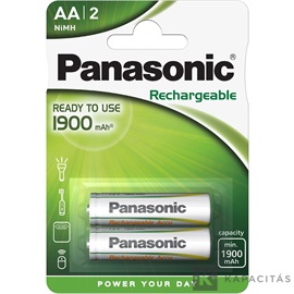 Panasonic HHR3MVE/2BC 1900mAh AA/ceruza Ni-MH akku 1000x tölthető