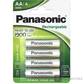 Panasonic HHR-3MVE/4BC AA/ceruza 1900mAh Ni-MH akkumulátor 2100x tölthető