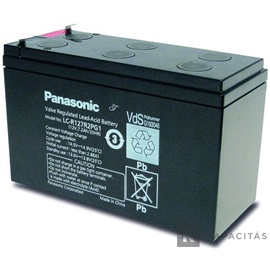 Panasonic LC-R127R2PG1 12V 7,2Ah zárt ólomakkumulátor