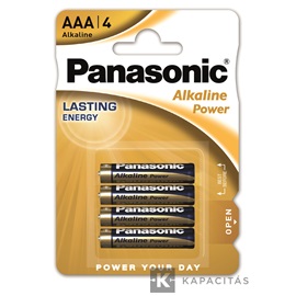 Panasonic LR03APB/4BP 1,5V AAA/mikro tartós alkáli elem 4 db/csomag