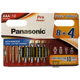 Panasonic LR03PPG/12HH 8+4F 1,5V AAA/mikro tartós alkáli elem 12 db/csomag