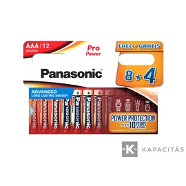 Panasonic LR03PPG/12HH 1,5V AAA/mikro tartós alkáli elem 12 db/csomag