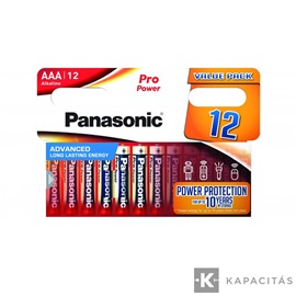 Panasonic LR03PPG/12HH 1,5V AAA/mikro tartós alkáli elem 12 db/csomag