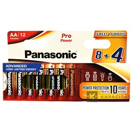 Panasonic LR6PPG/12HH 8+4F SMART 1,5V AA/ceruza tartós alkáli elem 12 db/csomag