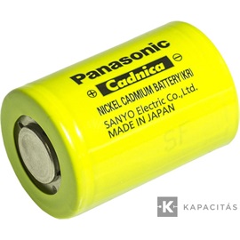 Panasonic N1250SCRL 1,2V 1250mAh Ni-Cd nagy áramú ipari akkumulátor cella