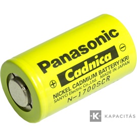 Panasonic N-1700SCR 1,2V 1750mAh Ni-Cd nagy áramú ipari akkumulátor cella
