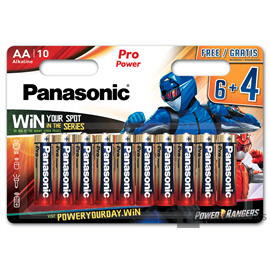 Panasonic LR6PPG/10BW 6+4F PR 1,5V AA/ceruza tartós alkáli elem 10 db/csomag