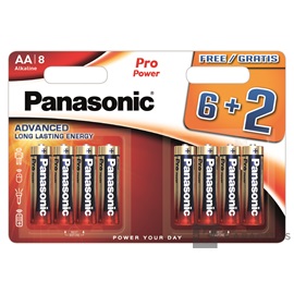 Panasonic LR6PPG/8BW 6+2F 1,5V AA/ceruza tartós alkáli elem 8 db/csomag