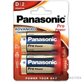 Panasonic LR20PPG/2BP 1,5V D/góliát tartós alkáli elem 2 db/csomag