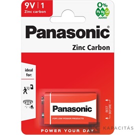 Panasonic 6F22RZ/1BP 9V blokk elem 1 db