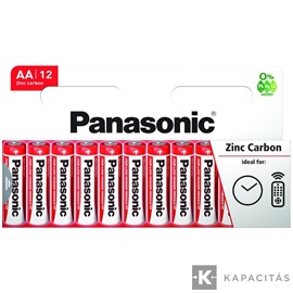 Panasonic RedZinc R6RZ/12HH AA/ceruza cink-mangán tartós elem 12 db/csomag
