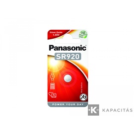 Panasonic SR-920 1,55V ezüst-oxid óraelem 1db/csomag