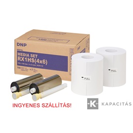RX1 4×6 Nyomtatópapír és Fóliakészlet 10×15  1400 print/box