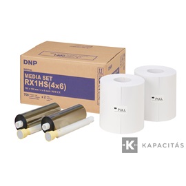 RX1 4×6 Nyomtatópapír és Fóliakészlet 10×15  1400 print/box