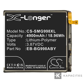 Realpower Li-Polymer akku (3,85V / 4900 mAh, Samsung EB-BG998ABY kompatibilis)