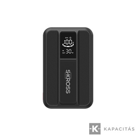 Reload Mag Pro 10 Power Bank Magsafe 10000 2xUSB-C +LCD PD30W 25W Qi2.2 Fekete