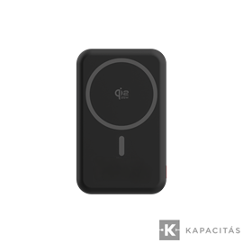 Reload Mag Pro 10 Power Bank Magsafe 10000 2xUSB-C +LCD PD30W 25W Qi2.2 Fekete