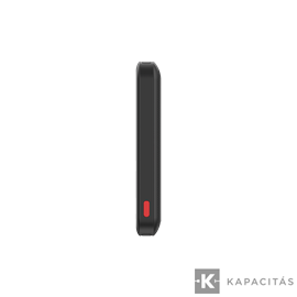 Reload Mag Pro 5 Power Bank Magsafe 5000mAh  2xUSB-C+LCD PD20W 15W Qi2 Fekete