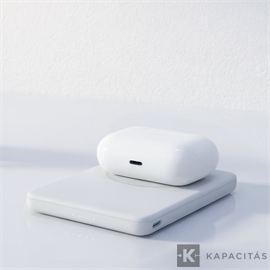 Reload Mag Slim 5 Power Bank Magsafe 5000 mAh, USB-C kimenettel is 20W 15W Qi Fehér