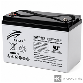 RItar RA12-100S-F12 12V 100Ah zárt ólomakkumulátor