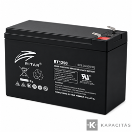 Ritar RT1290-F2 12V 9Ah zárt ólomakkumulátor