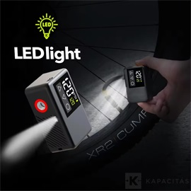 RoosCampMini Bike Pump ALT akkus kerékpárpumpa 120PSI type-C