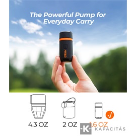 RoosCamp Aero Pump akkus pumpa 180l/perc + lámpa 300lm