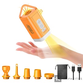 RoosCamp Air Master Nano 2 akkus pumpa és kempinglámpa 200l/perc