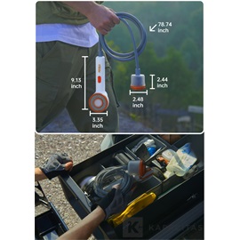 RoosCamp RoosShower akkus kemping zuhany 2l/perc