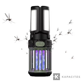 RoosCamp RoosZapper UV szúnyogírtó + kempinglámpa